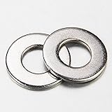 Linkup 1800 Pcs 4# SAE Flat washers for Screws for