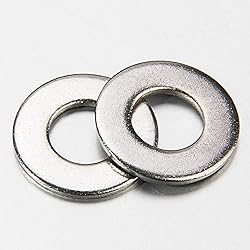 Linkup 1800 Pcs 4# SAE Flat washers for Screws for