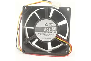 8CM DC Fan 109P0824A201 8032 24V 0.29A 3-Wire Double Ball Inverter Fan