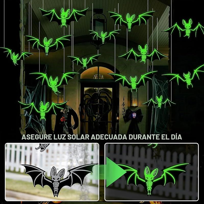 Halloween Decoracion Contiene 10 Adornos Murciélago — foto 4 de 7