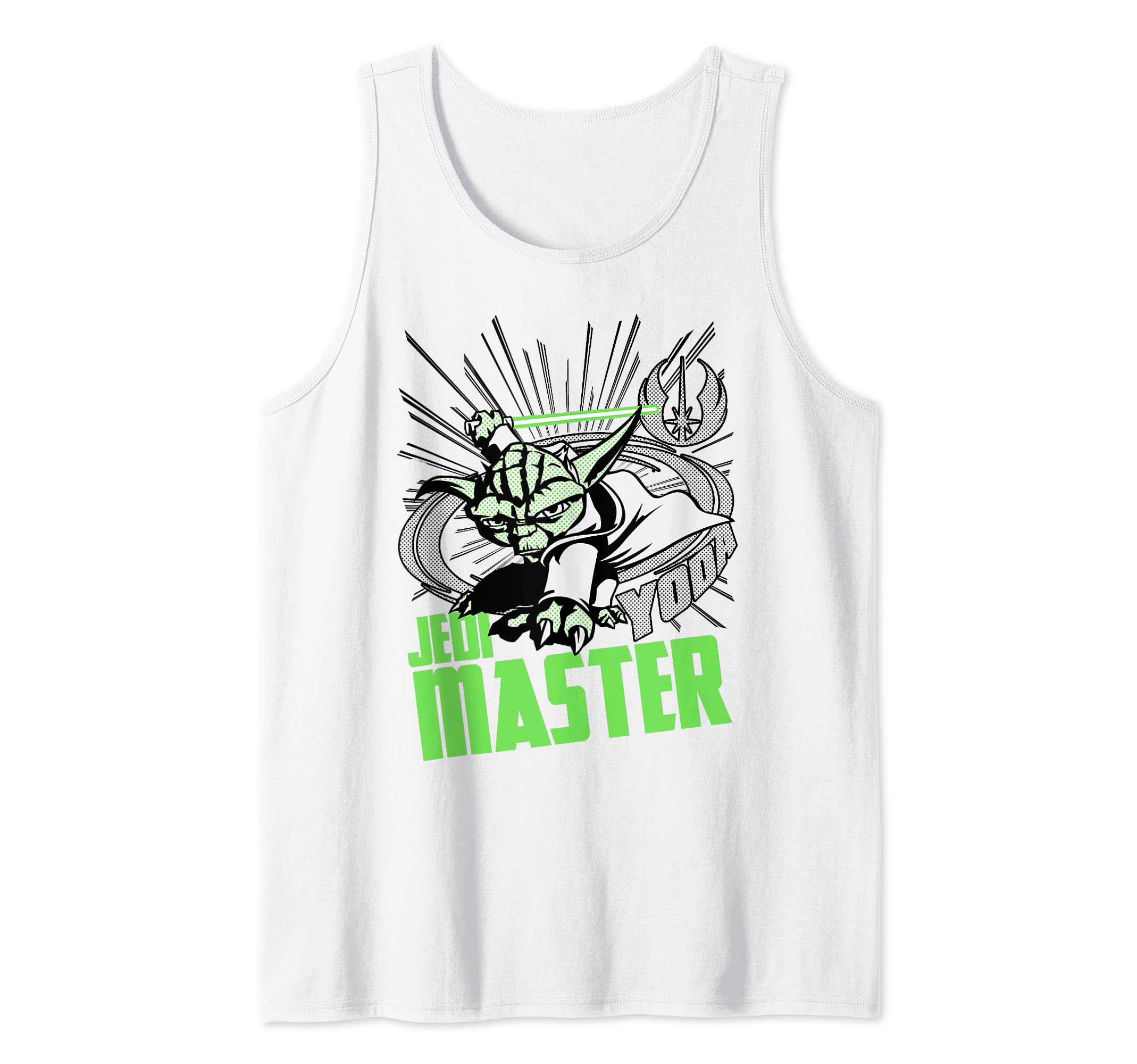 Star Wars: Clone Wars Yoda Jedi Master Action Pose Tank Top