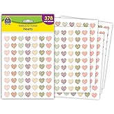 Teacher Created Resources Terrazzo Tones Hearts Mini Stickers (TCR7229)