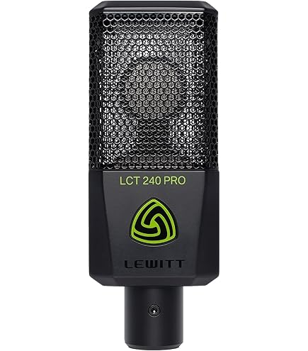 Amazon.com: Lewitt LCT-240 Pro Condenser Microphone (Black) Bundle
