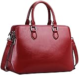 HESHE Leather Purses and Handbags for Women Tote