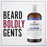 Cremo Beard Wash & Softener Cooling Citrus Mint Leaf 177ml Men's Facial Hair view 2