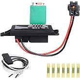 89019100 HVAC Blower Motor Resistor Kit with Harness Compatible with 2002-2009 Chevy Trailblazer GMC Envoy, 2004-2007 Buick Rainier, 2002-2006 GMC Envoy XL, 2003-2008 Isuzu Ascender Replaces# 15415789