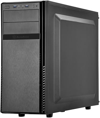 Amazon Com Silverstone Micro Atx Mid Tower Computer Case With Foam Padded Side Panel Cases Ps11b Q Computers Accessories