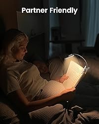Glocusent Rotatable Book Light for Reading at