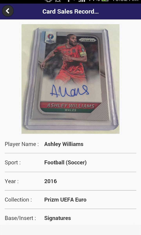 SPORTS CARDS PRICE GUIDE visual data 8