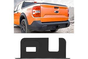 Bolaxin Rear Bumper Cover Plate for 2022-2024 Ford Maverick Accessories, Hitch Surround Protection with 4/7-Pin Connector