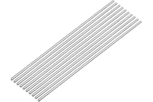 TOPPROS 300mm x 3mm 304 Stainless SteelSolid Round Bar Lathe bar Stock- Pack of 10