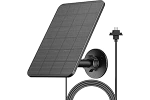 SANKABA Solar Panels for Blink Outdoor Camera,4W Solar Blink Charger for New Blink Outdoor 4 (4th Gen), IP66 Waterproof Solar for Blink Outdoor Camera with 13.12Ft Charging Cable & 360°Adjustable Mount