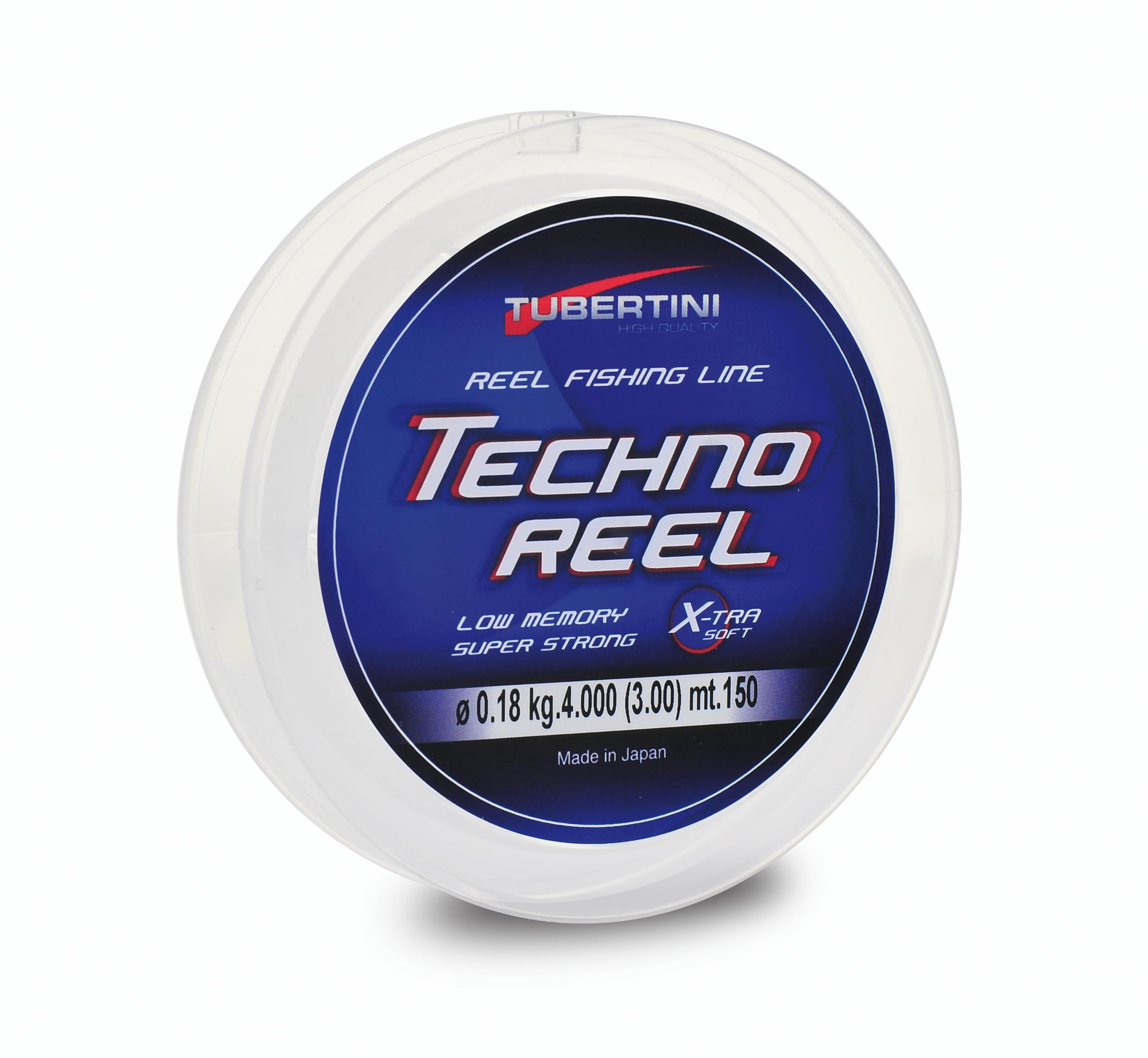 TUBERTINI Techno Reel Monofilament 150 m Diameter Diameter 0.12 mm to 0.25 mm Bolognese Fishing (Diameter 0.15 mm - 3.4 kg)