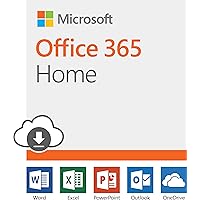 Microsoft Office 365 Home | 12-month subscription, up to 6 people, PC/Mac Download
