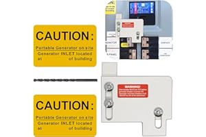 JYXKA Generator Interlock Kit Fits for Horizontal Main Cutler Hammer Only CH Series TAN Breaker 150 and 200 amp Panels, 1 1/2 Inch Spacing Between Main Circuit Breaker and Branch Breaker