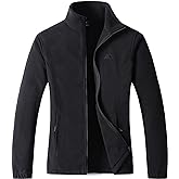 GIMECEN Women's Lightweight Full Zip Soft Polar Fleece Jacket Outdoor Recreation Coat With Zipper Pockets