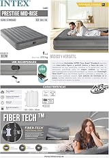 Intex Prestige Mid-Rise Dura-Beam Air Mattress with USB Pump view 8