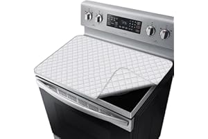 Cowbright Quilted Stove Top Cover Stove Protector For Glass And Ceramic Stoves,Glass Cooktop Cover,Glass Cooktop Protector Ceramic Stove Burner Covers for Flat Stove Top