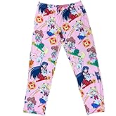 Bioworld Sailor Moon Women's Allover Character Print Adult Lounge Sleep Bottoms Pajama Pants