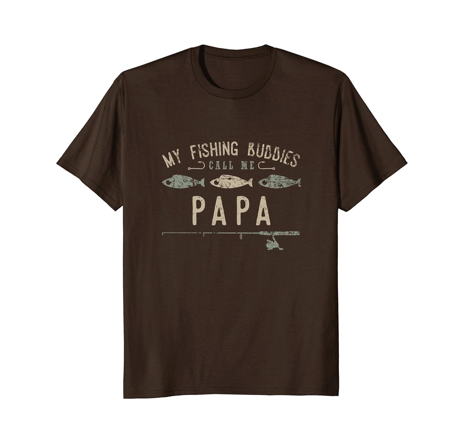 My Fishing Buddies Call Me Papa Shirt, Cute Father's Day-anz