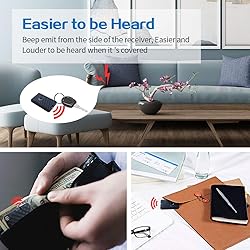 Key Finder with Lanyard for Remote & Up to 100ft