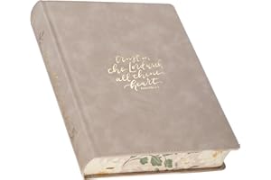 KJV Holy Bible, Large Print Note-taking Bible, Vegan Leather Hardcover - King James Version. Pink Trust in the Lord Prov 3:5