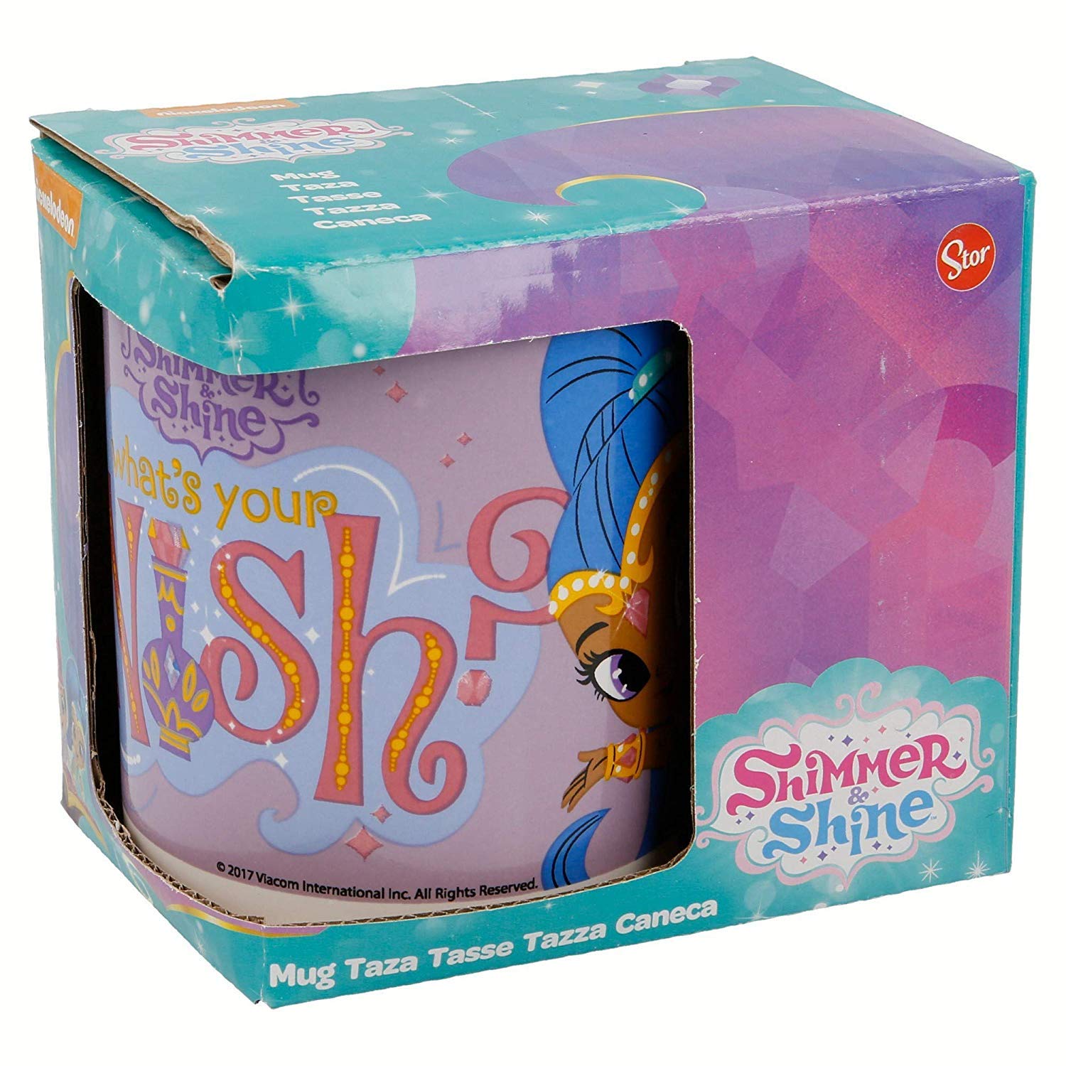 PEQUEFIESTA 00197; Taza cermámica Shimmer and Shine; Apta para ...