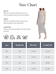 EXARUS Girls Bodycon Dress Spaghetti Strap Slip