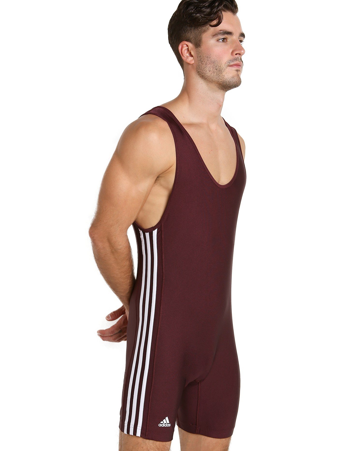 adidas 3 stripe singlet