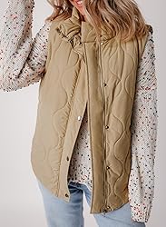EVALESS Cute Cropped Puffer Vest Women Lightweight