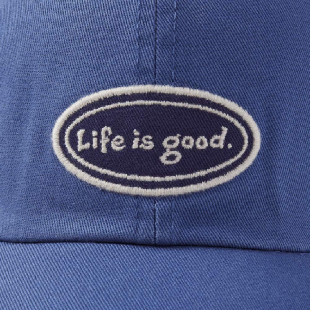 Life is Good Vintage Chill Cap Baseball Hat, Vintage Blue, One Size: Clothing