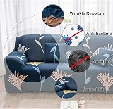 Teynewer 1-Piece Stretch Sofa Cover Wildflower 90-130cm Armchair Fit view 3