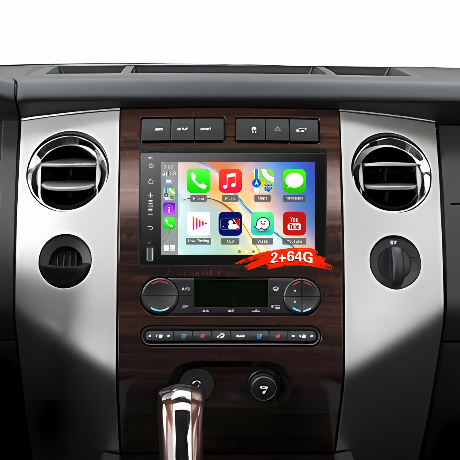 Photo 1 of [2G+64G] Car Radio for Ford F150 F250 F350 Fusion Edge Explorer, 7 inch Touch Screen Android 13 F-150 Stereo, Carplay/Android Auto/Bluetooth/SWC/EQ Audio/1080P