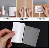 Vicloon Self Adhesive Pocket 6pcs 8x10cm PVC Card Sleeves Open Side view 3