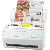 ScanSnap iX2500 Wireless or USB High-Speed Document Scanner, White | Cloud Enabled | Photos &amp; Receipts | Large Touchscreen | 100 page Auto Document Feeder | Mac or PC