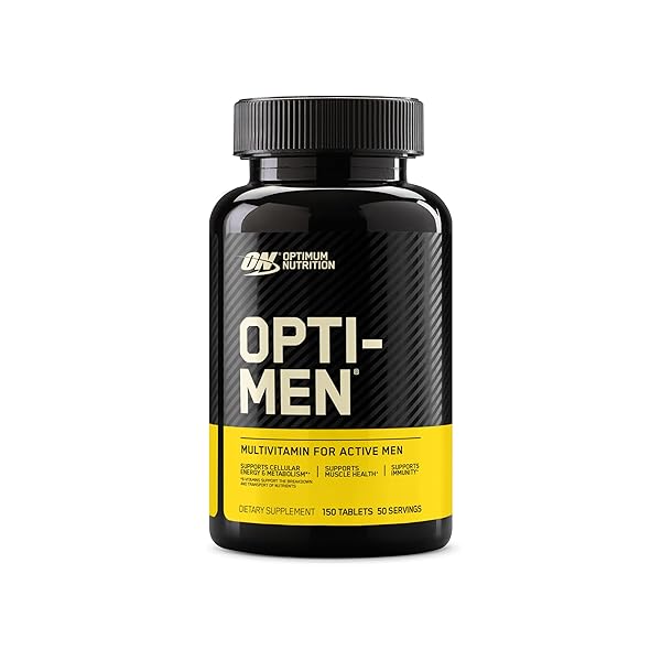 OPTIMUM NUTRITION OPTI-MEN, VITAMIN C, ZINC AND VITAMIN D, E, B12 FOR IMMUNE SUPPORT MENS DAILY MULTIVITAMIN SUPPLEMENT, 150 COUNT (PACKAGING MAY VARY)
