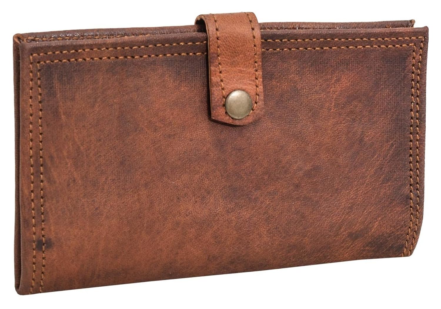 Gusti Leder nature Valentin Cartera Monedero Billetera De Piel Cuero de Cabra