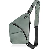 OSOCE Travel Sling Bag with RFID Pocket, Anti Theft Crossbody Bag for Women Men Casual Chest Outdoor Shoulder Hiking Bag
