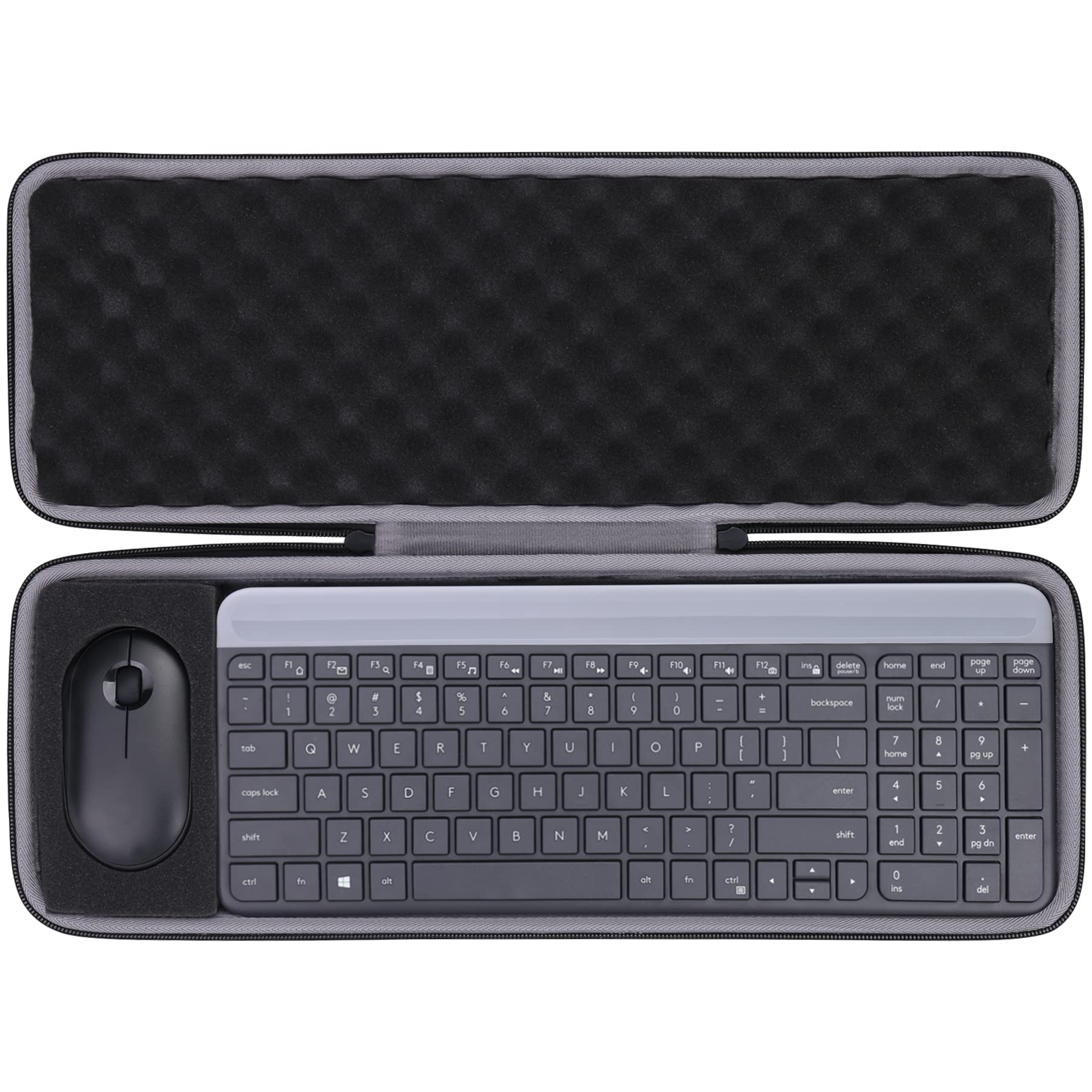 co2CREA Hard Travel Carrying Case for Logitech MK470 Slim Wireless Keyboard and Mouse Combo,Case only
