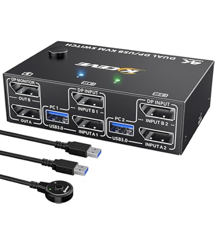 ConnectPro UR Series Kit USB VGA KVM switch w/ DDM & multi-hotkey