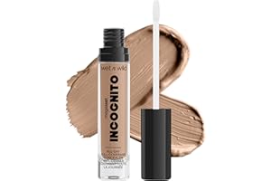 wet n wild Mega Last Incognito All-Day Full Coverage Liquid Matte Concealer, Light Honey