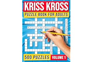 Kriss Kross Puzzle Book for Adults: 500 Puzzles - Vol. 1