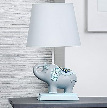 baby blue lamp shade for nursery