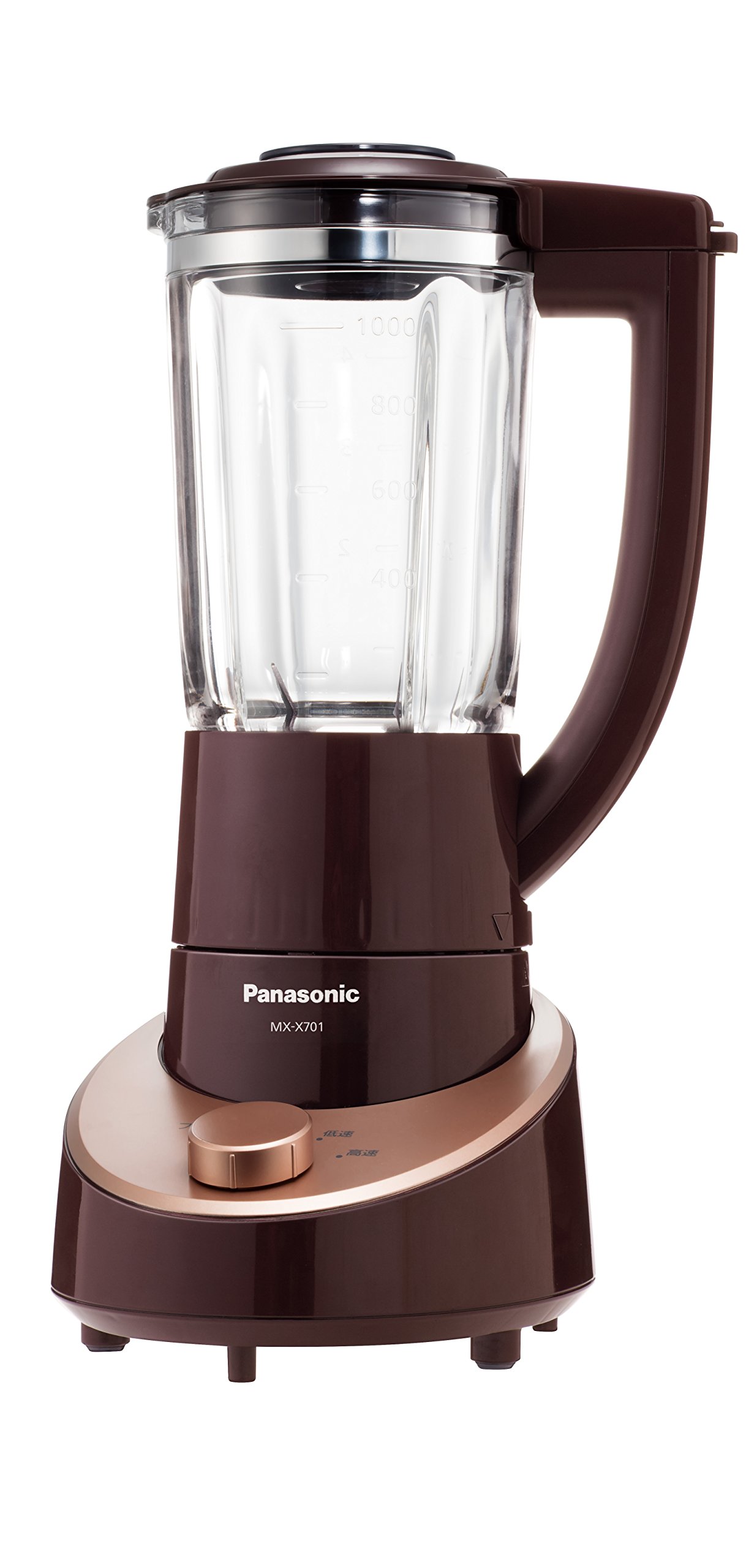 パナソニック ミキサー 1台3役(ミキサー/タンブラーミキサー/ミル)レシピブック付 ブラックハードチタンコートカッター 1000ml MX-X701-T商品画像