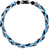 SUPBOMM Baseball Rope Necklaces, League Team Colors Braided Necklace, Baseball Team Gifts