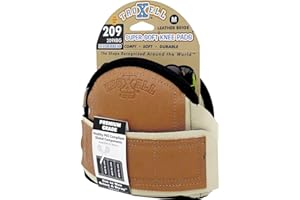 TROXELL USA - SuperSoft Beige Leatherhead Kneepads (Small Size/Bagged in Pairs)