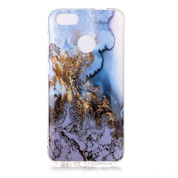 Lomogo Huawei P9 Lite Mini/Y6 Pro 2017 Case Soft Silicon Case Shockproof Anti-Scratch Marble Case Cover for Huawei Y6 Pro 2017/P9 Lite Mini - LOYHU20976 L8