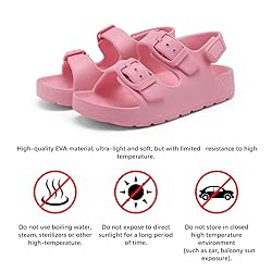 ChayChax Toddler Boys Girls Double Buckle Sandals