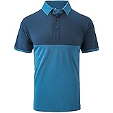 Ceoutdoor Men's Polo Shirts Short Sleeve Dry Fit Performance Casual Collared Golf Shirt for Men Workout