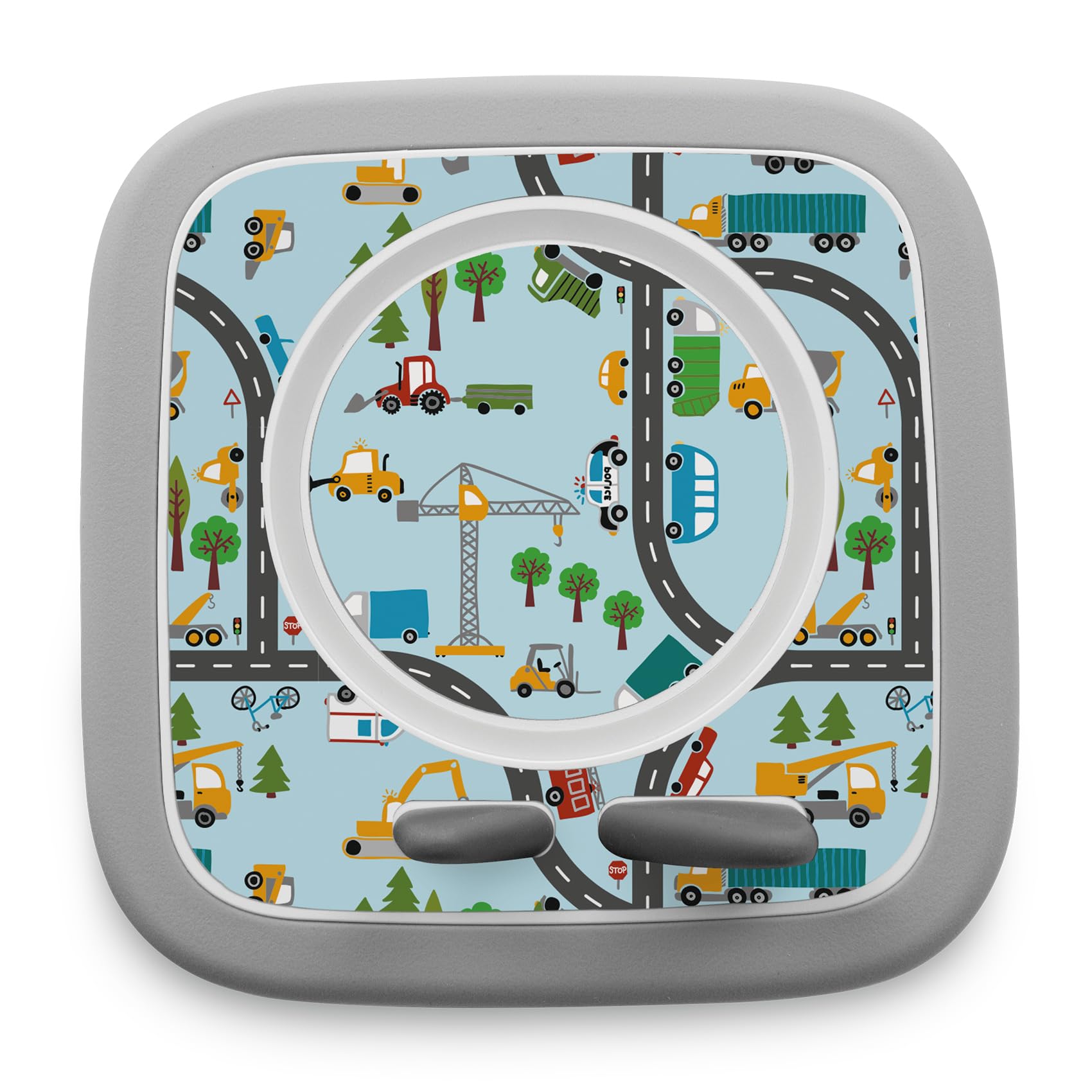 yabaduu Screen Protector Compatible with Toniebox 2, Custom Foil with Accessories Design, Self Adhesive Protective Cover, Design Foil, Scratch Protection for Kids Toys